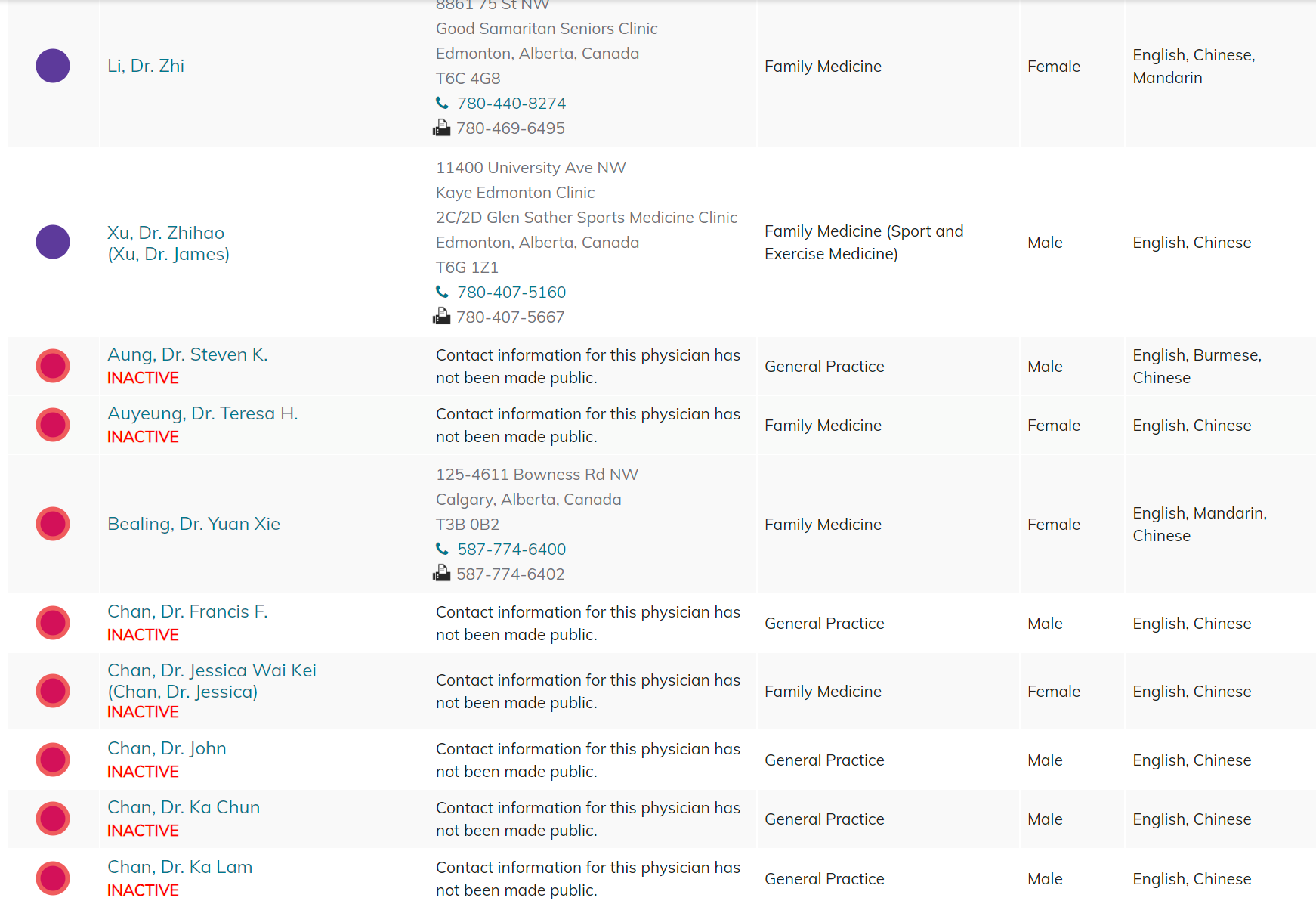 加拿大卡尔加里找中文医生?!赶紧看!太方便啦!珍藏!!
