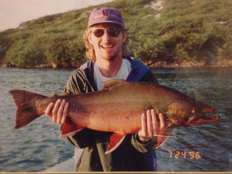 File:Arctic Char caught on Tree River in July 1996 by John MacKay- 2014-06-10 19-52.jpg