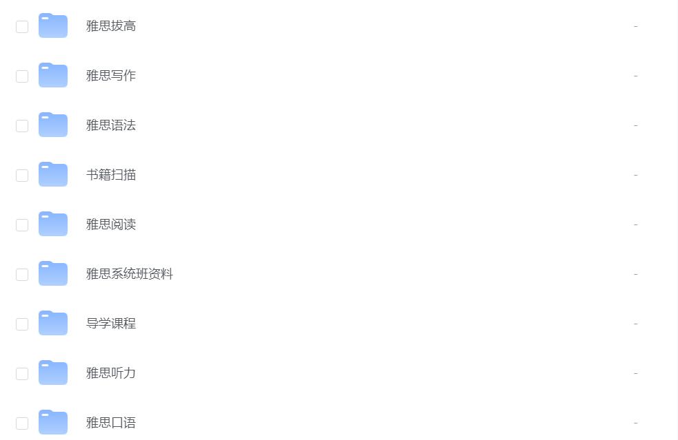 最新雅思全部资料 免费赠送  2024年