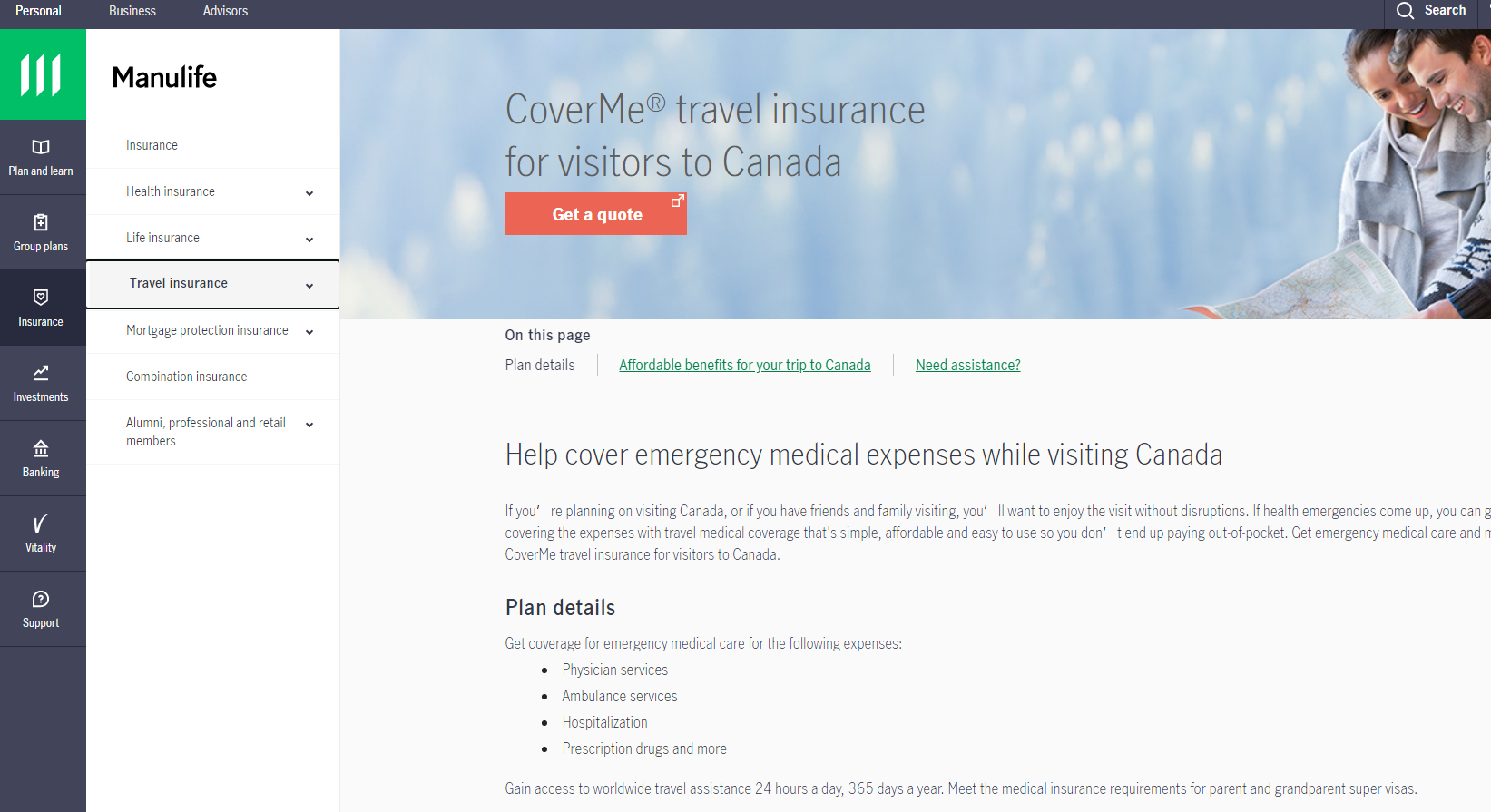 加拿大短期医疗保险对比与推荐（价格+理赔+保险术语）- 父母探亲、旅游、临时医疗保险！2023最新